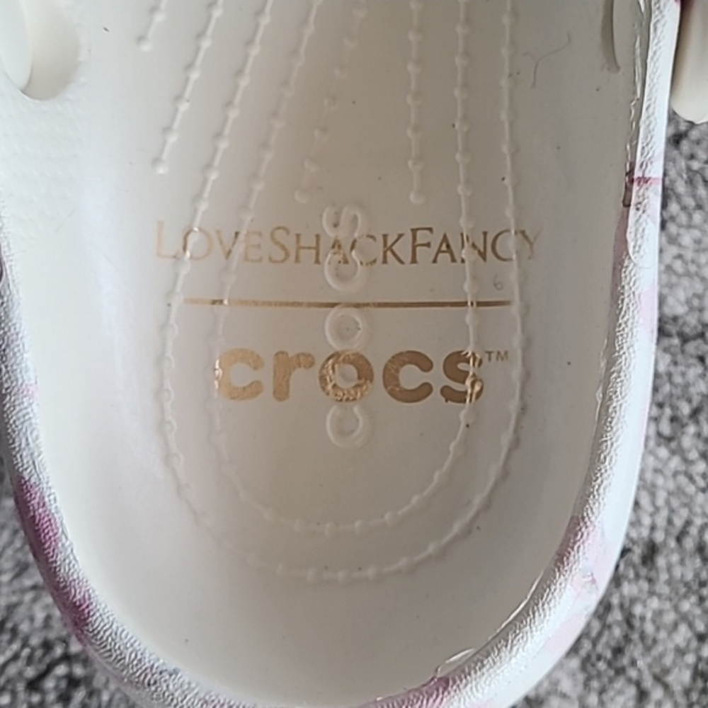 NWT loveshackfancy x crocs Classic Ballet Flat - Picture 9 of 9